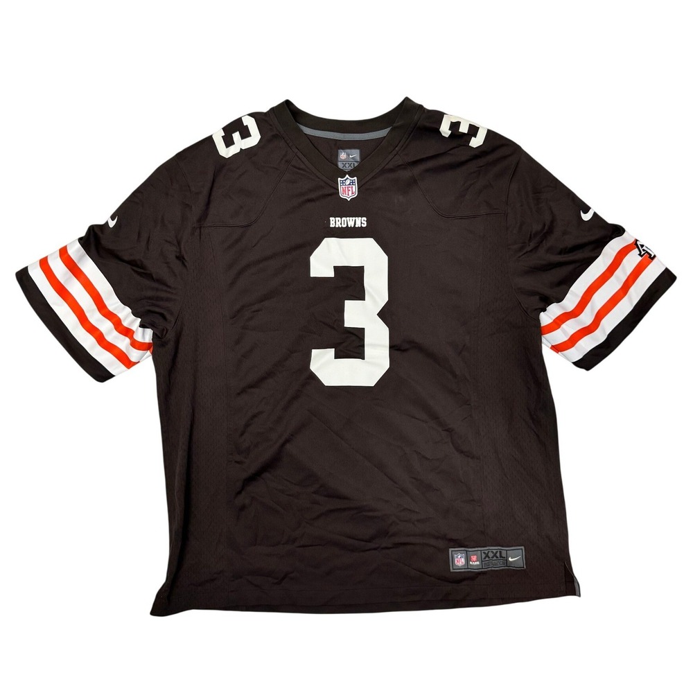 Nike NFL Cleveland Browns Brandon Weeden #3 Jersey Mens XXL Brown
